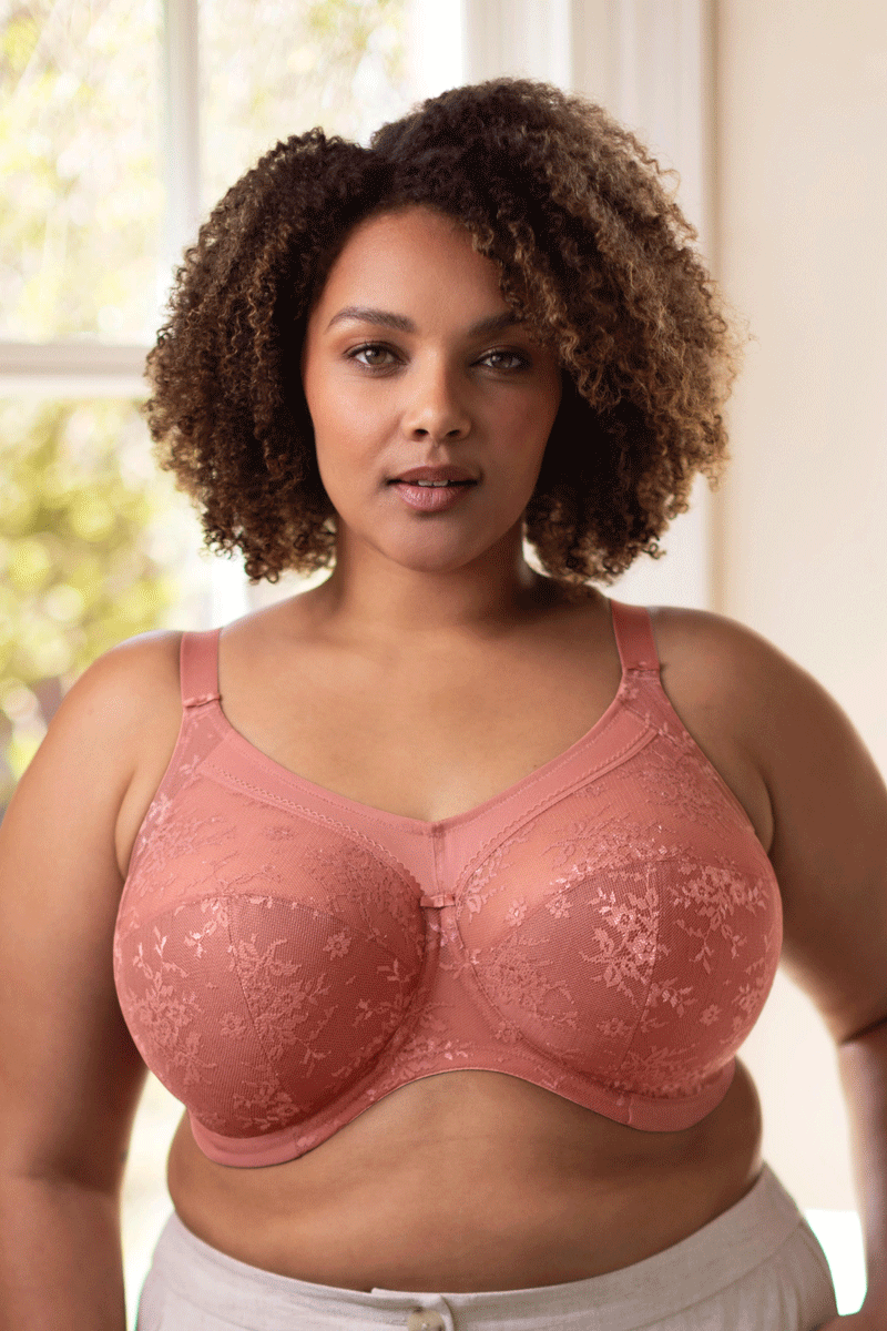 Goddess Verity Haute Uw Full Cup Bra - Rosewood - source image 73085