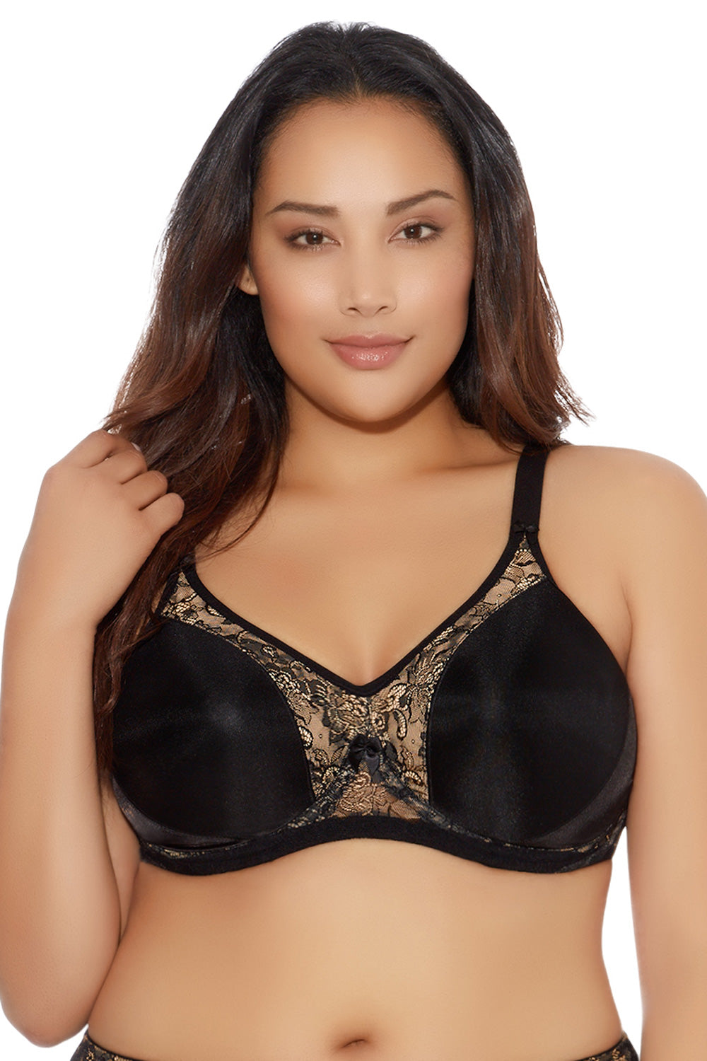 Goddess Yvette Banded Underwire Bra - Black - source image 21466