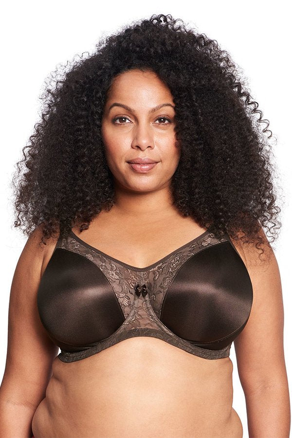 Goddess Yvette Banded Underwire Bra - Chocolate - source image 61661