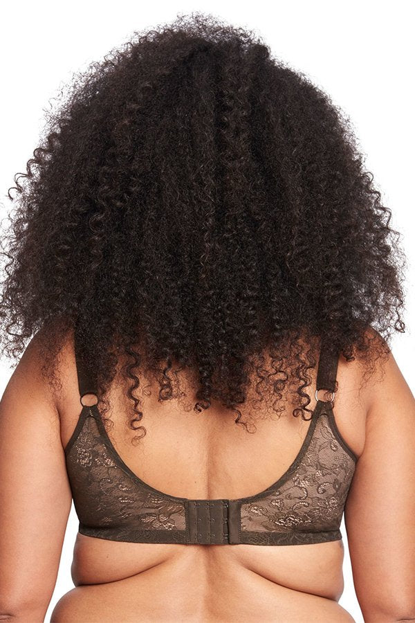 Goddess Yvette Banded Underwire Bra - Chocolate - source image 61662