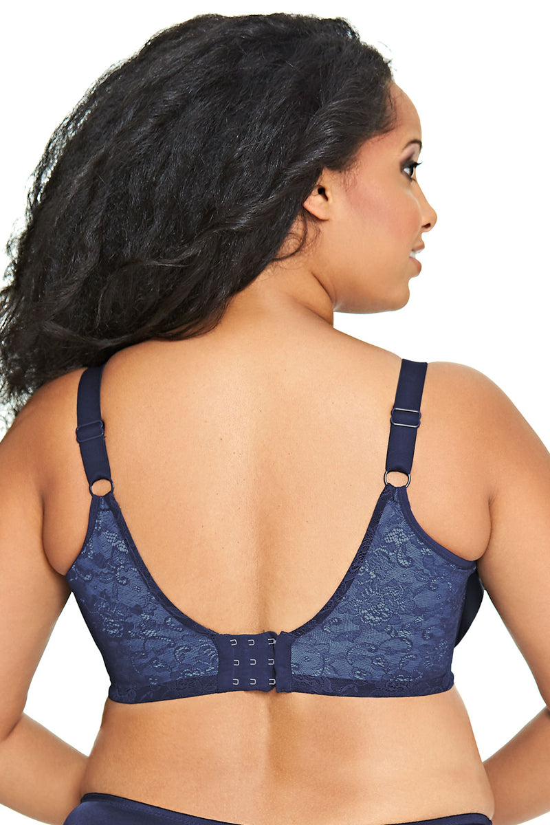 Goddess Yvette Banded Underwire Bra - Navy - source image 32927