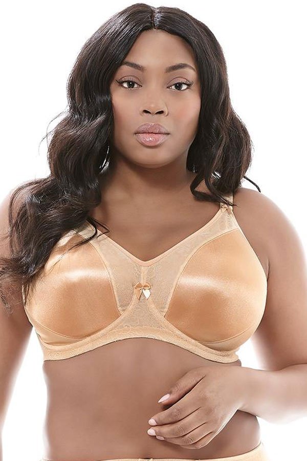 Goddess Yvette Banded Underwire Bra - Sand - source image 21872