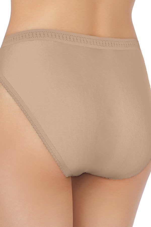 On Gossamer Mesh Hi-Cut Brief - Mocha - source image 30070