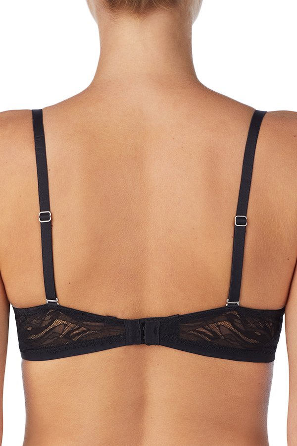 On Gossamer Sleek Micro Push Up Bra - Black - source image 36206