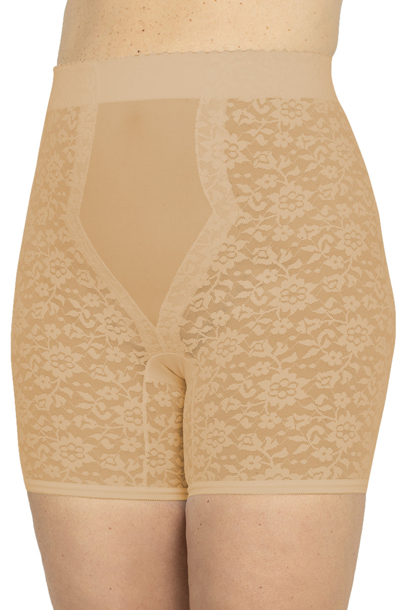 Plusform Instant Shaping Firm Control High Waist Long Leg Control Pant - Beige - source image 54596
