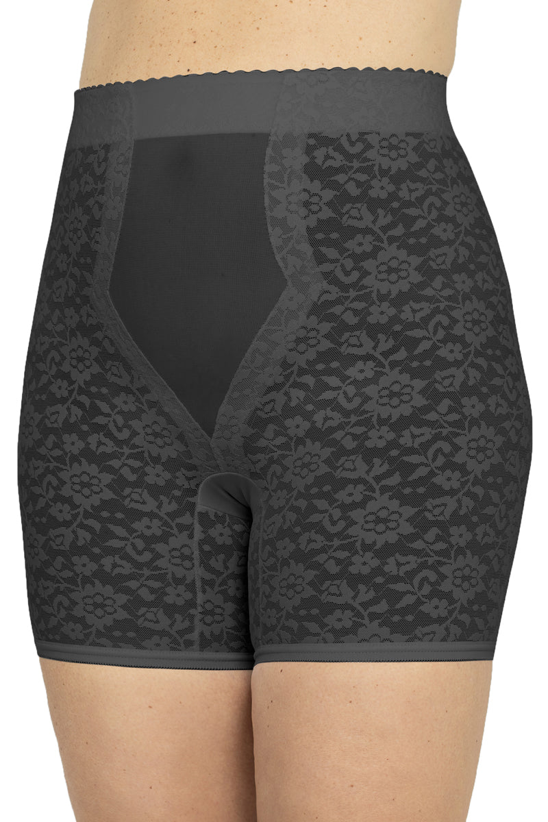 Plusform Instant Shaping Firm Control High Waist Long Leg Control Pant - Black - source image 54597