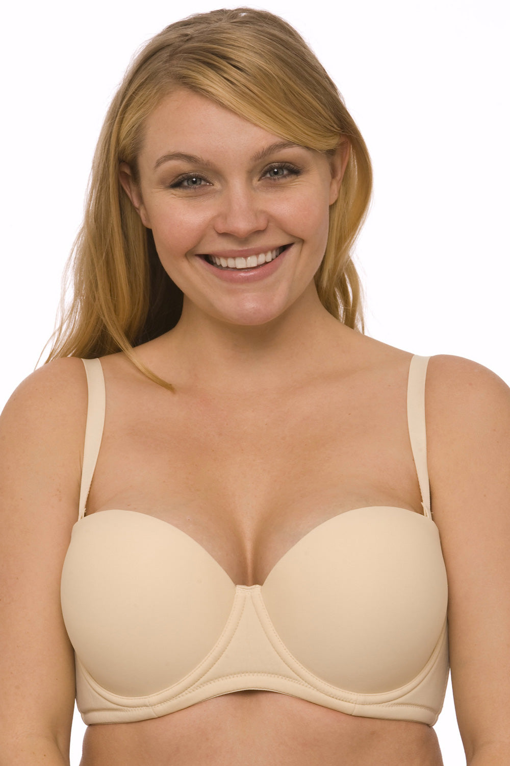 QT Intimates Seamless Convertible Bra - Nude - source image 15879