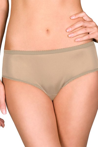 Shadowline Lingerie by Velrose Hipster Panty, 3-Pack - Nude - source image 56137