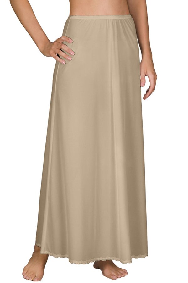 Shadowline Lingerie by Velrose Pettiskirt Half Slip - Nude - source image 46181