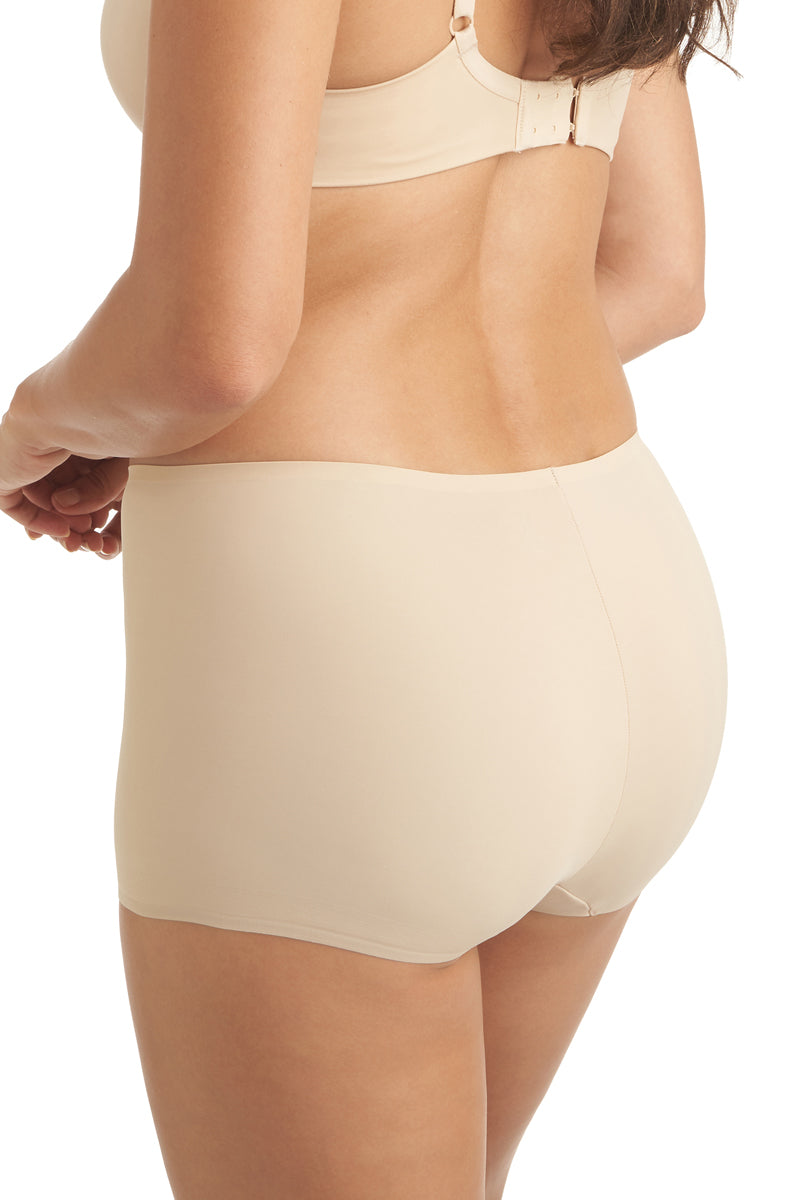 TC Fine Intimates Edge Contemporary Microfiber Boy Short - Nude - source image 38895