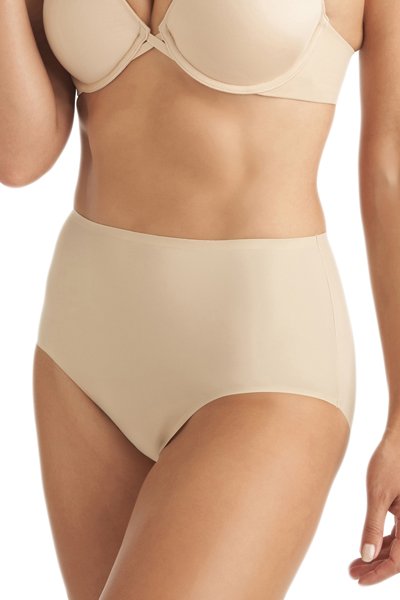 TC Fine Intimates Edge Contemporary Microfiber Brief - Nude - source image 38885