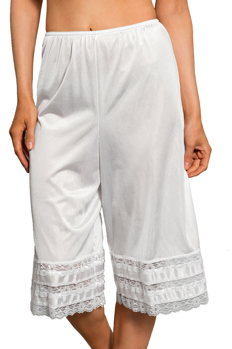 Velrose Lingerie Adjustable Length Culotte Slip - White - source image 46613