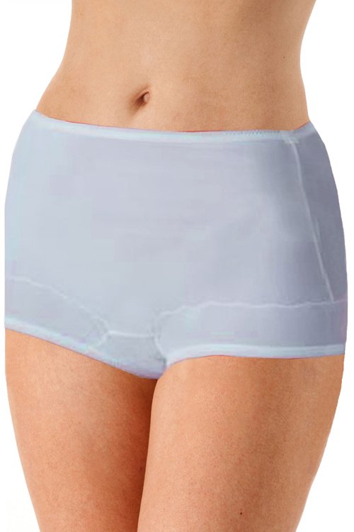 Velrose Lingerie Dixie Belle Scallop Trim Full Panty, 3-Pack - Blue - source image 46615
