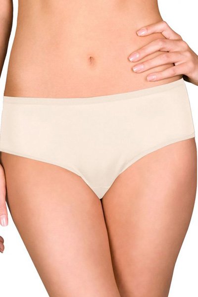 Shadowline Lingerie by Velrose Nylon Hidden Elastic Hipster - Ivory - source image 56128