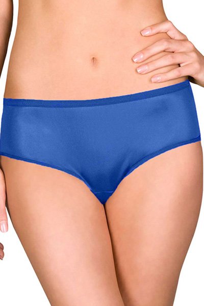 Shadowline Lingerie by Velrose Nylon Hidden Elastic Hipster - Navy - source image 46190