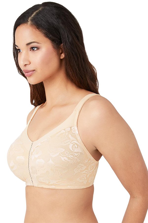 Wacoal Awareness Full Figure Seamless Wire Free Bra - Sand - source image 62411