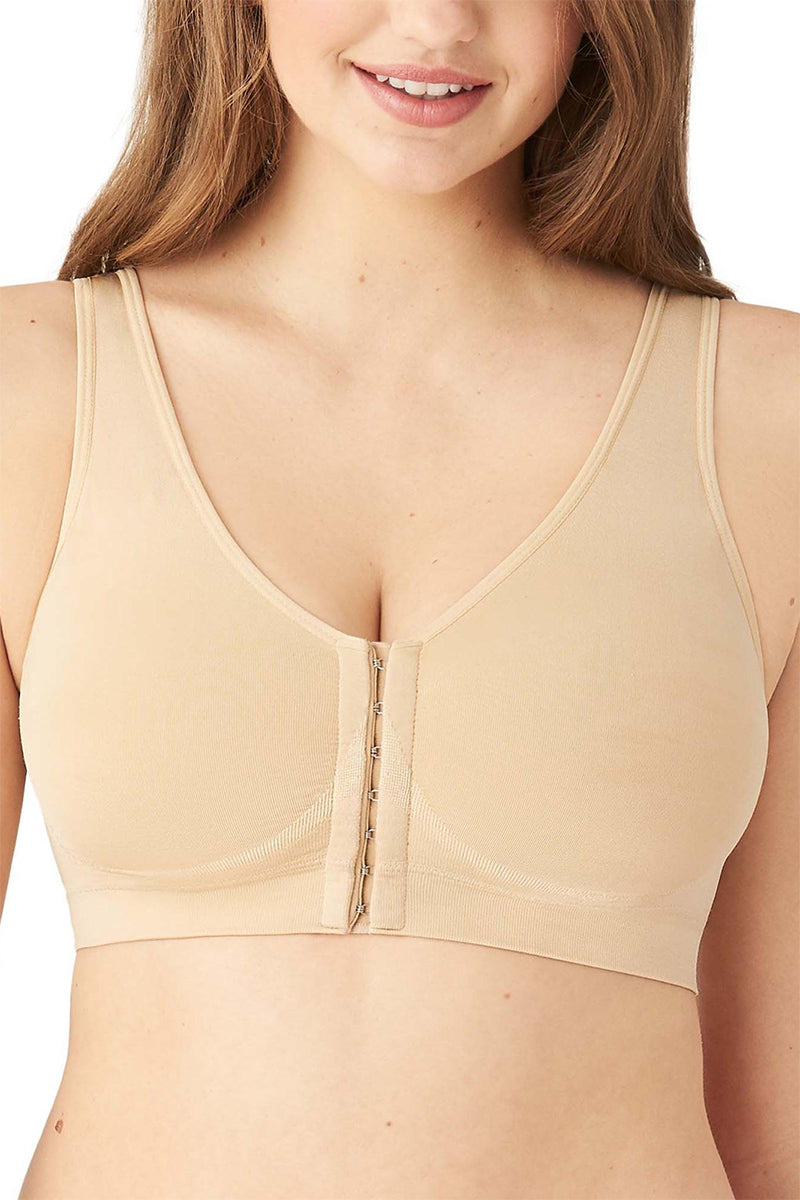 Wacoal B-Smooth® Front Close Bralette - Sand - source image 62134
