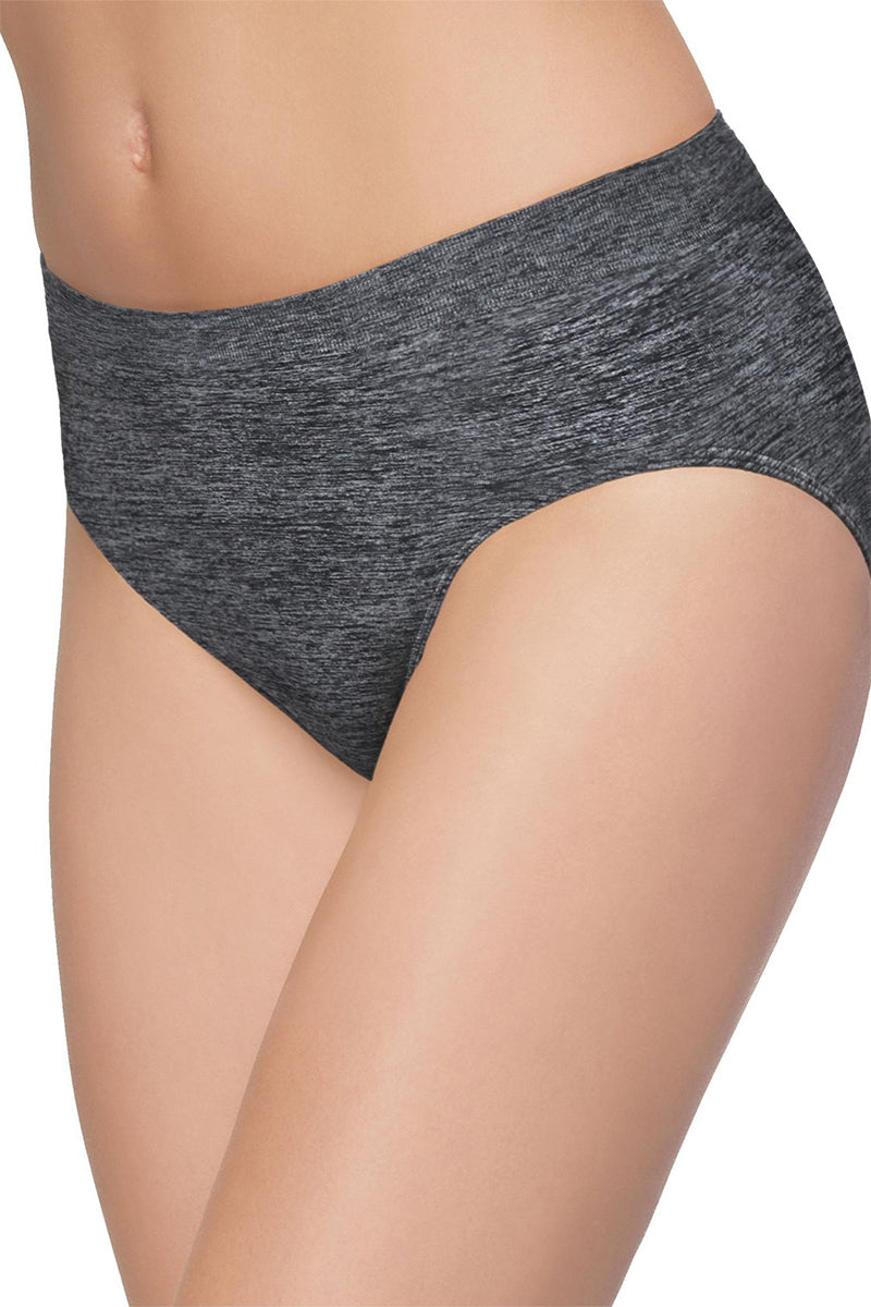 Wacoal B-Smooth® Seamless Brief - Charcoal Heather - source image 62158