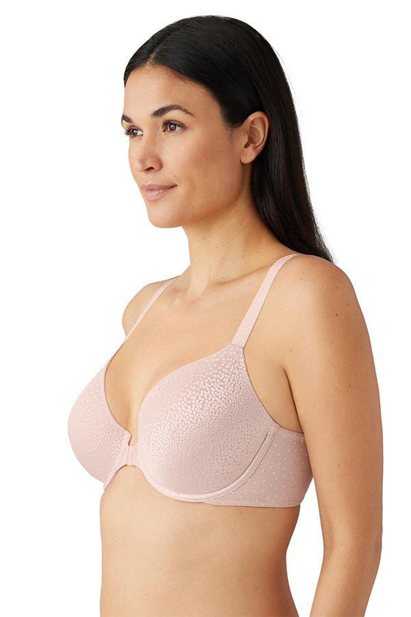 Wacoal Back Appeal® Front Close T-Shirt Bra - Rose Dust - source image 62568