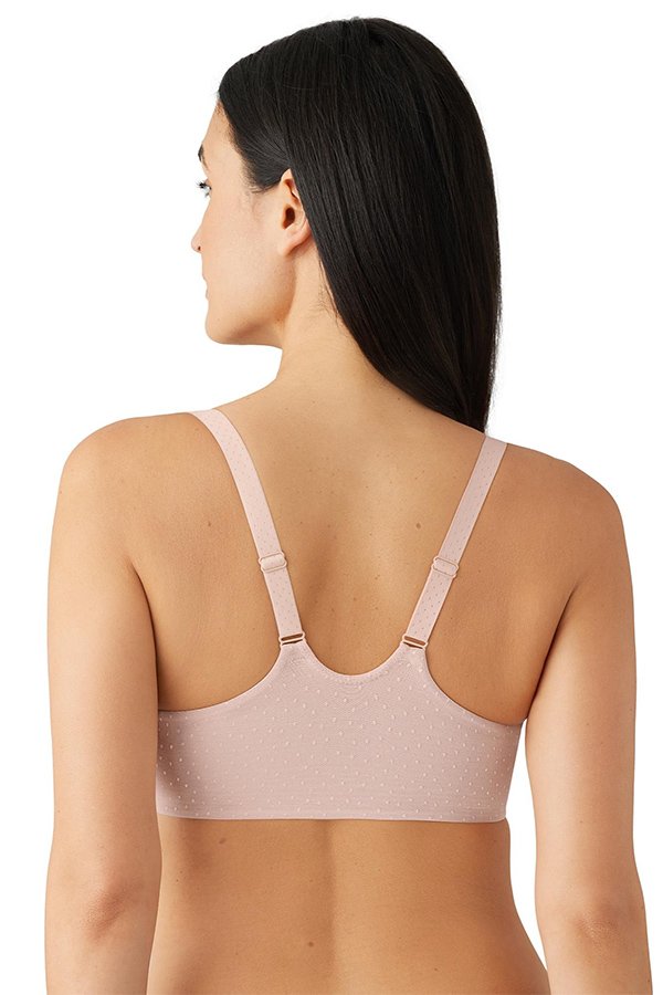 Wacoal Back Appeal® Front Close T-Shirt Bra - Rose Dust - source image 62567