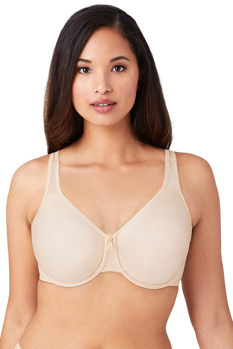 Wacoal Basic Beauty Full Figure Seamless Underwire Bra - Sand - source image 62633