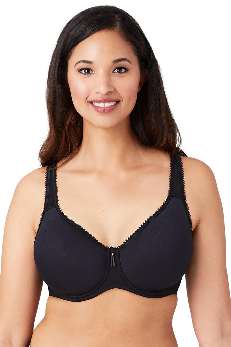 Wacoal Basic Beauty Spacer Underwire T-Shirt Bra - Black - source image 62443