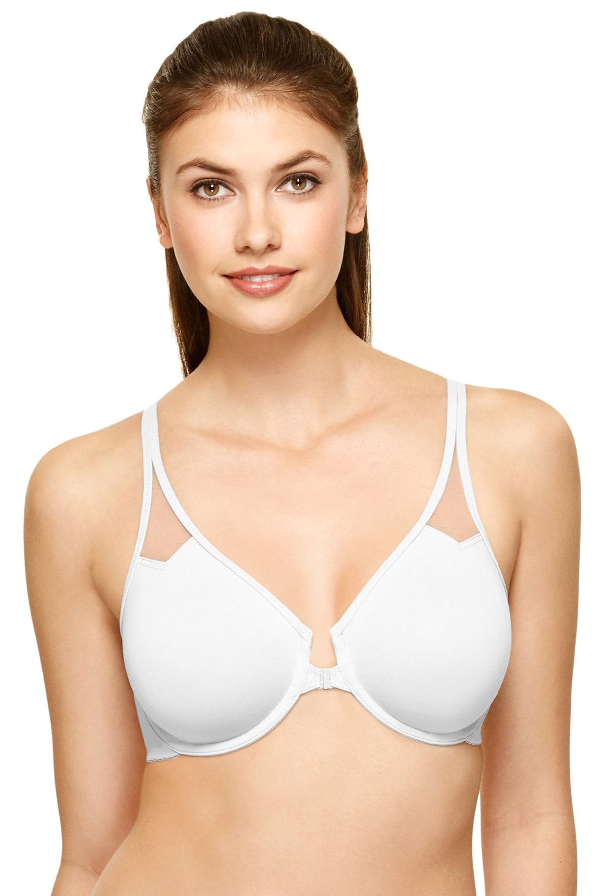 Wacoal Body by Wacoal Racerback Underwire Bra - White - source image 65871