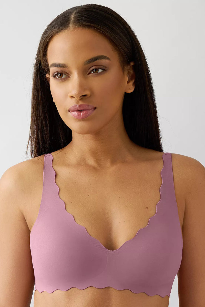 Wacoal b.tempt'd b.wow'd Wire Free Bra - Grape Shake - source image 71839