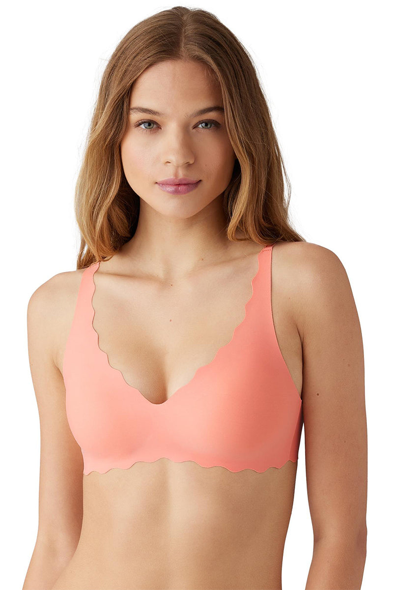 Wacoal b.tempt'd b.wow'd Wire Free Bra - Peach Amber - source image 63619