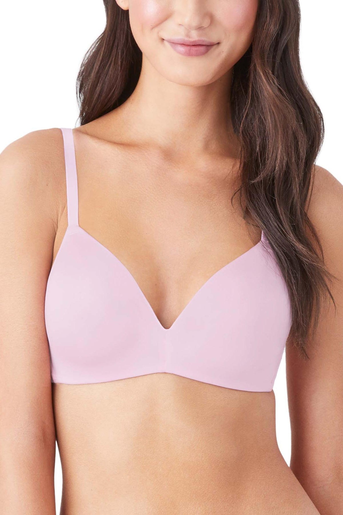 Wacoal b.tempt'd Future Foundation Wire Free T-Shirt Bra - Pink Lady - source image 66087