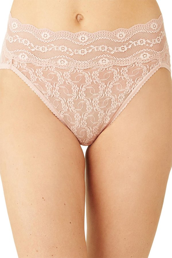 Wacoal b.tempt'd Lace Kiss Hi-Leg - Rose Smoke - source image 64097