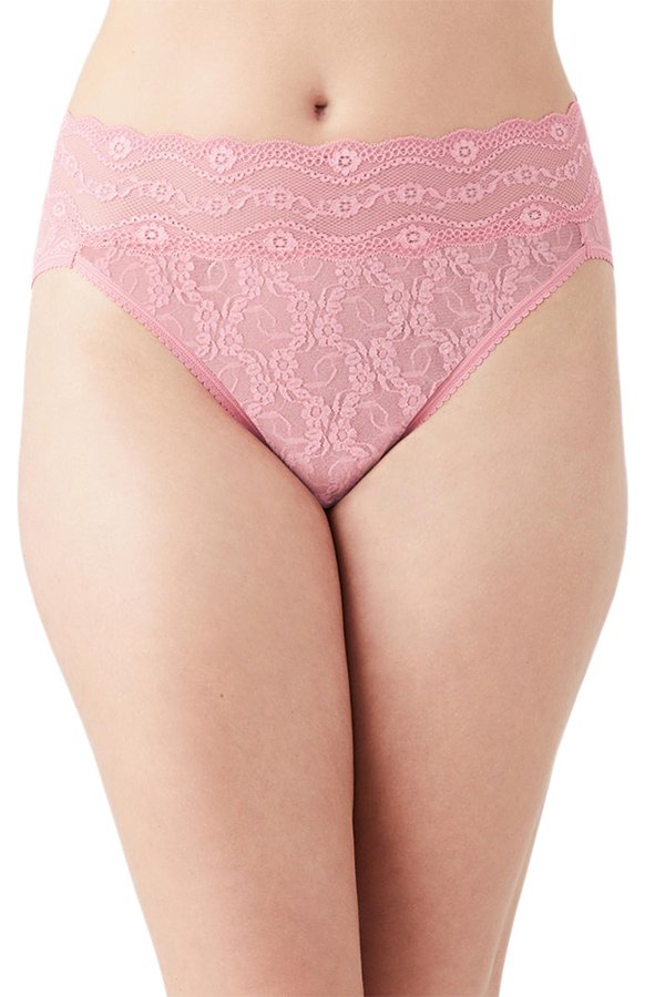 Wacoal b.tempt'd Lace Kiss Hi-Leg - Sea Pink - source image 64098