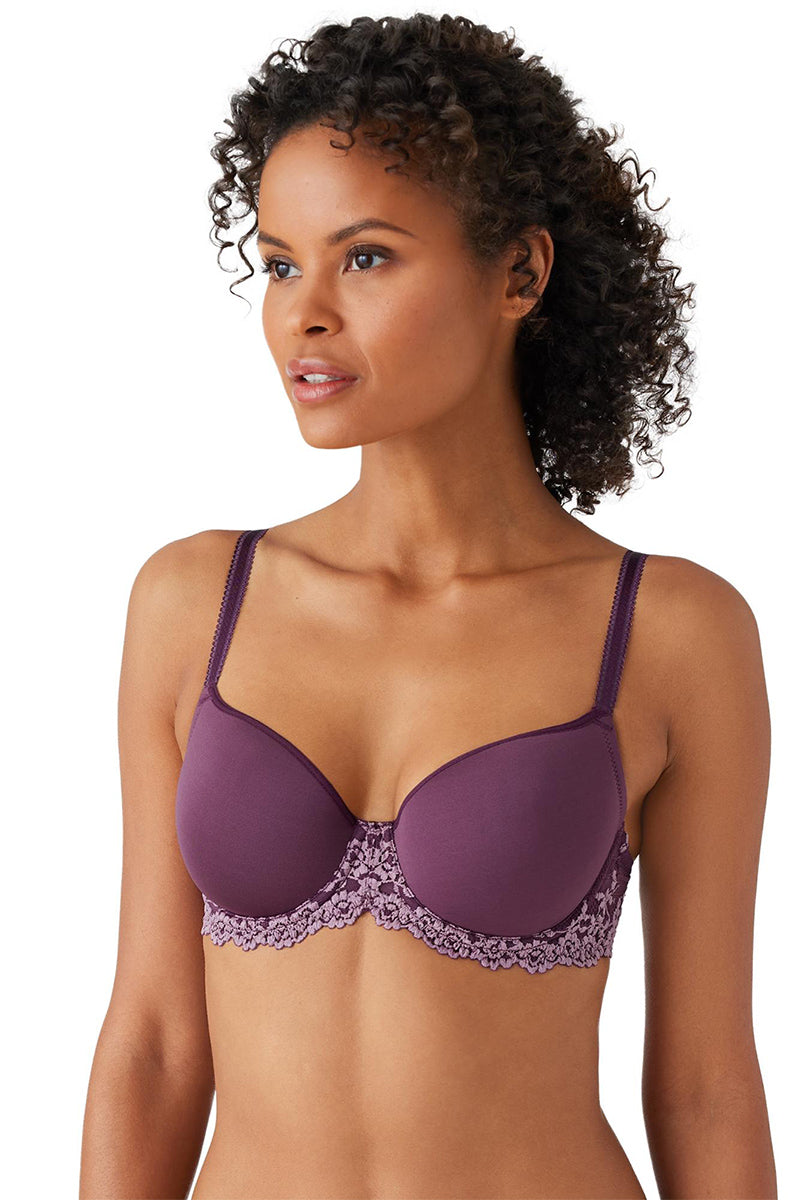 Wacoal Embrace Lace® T-Shirt Bra - Italian Plum/Valerian - source image 62432