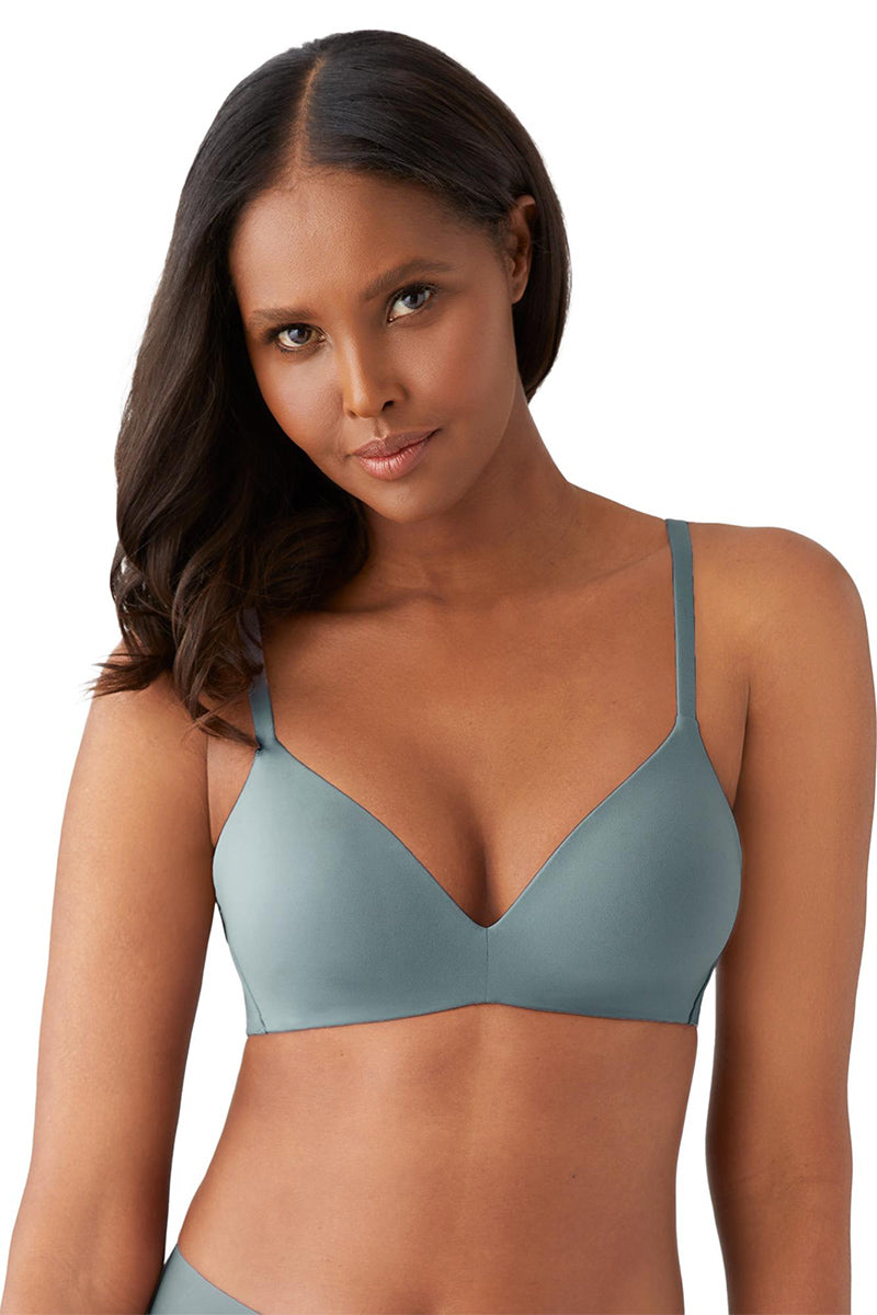 Wacoal How Perfect Wire Free T-Shirt Bra - Stormy Sea - source image 62359