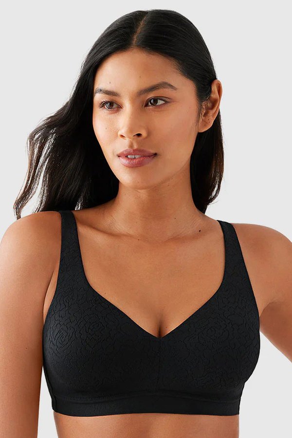 Wacoal Inside Job™ Wire Free Bra - Black - source image 75718