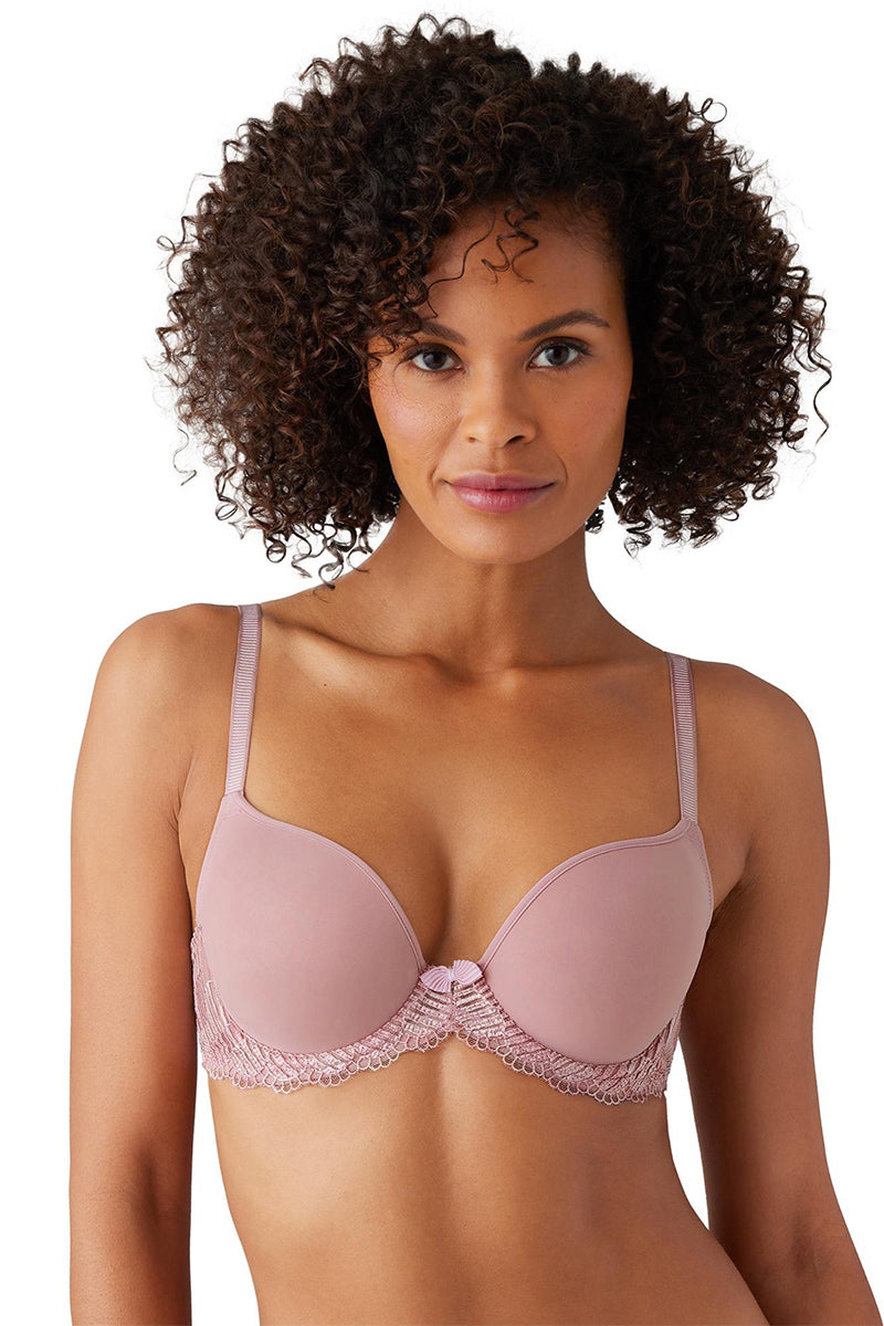 Wacoal La Femme Underwire T-Shirt Bra - Zephyr Pink - source image 62421