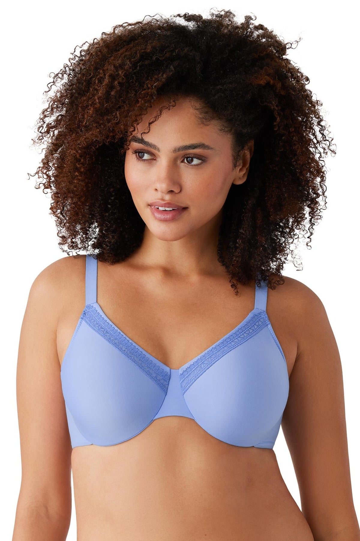 Wacoal Perfect Primer Full Figure Underwire Bra - Blue Hydrangea - source image 65954