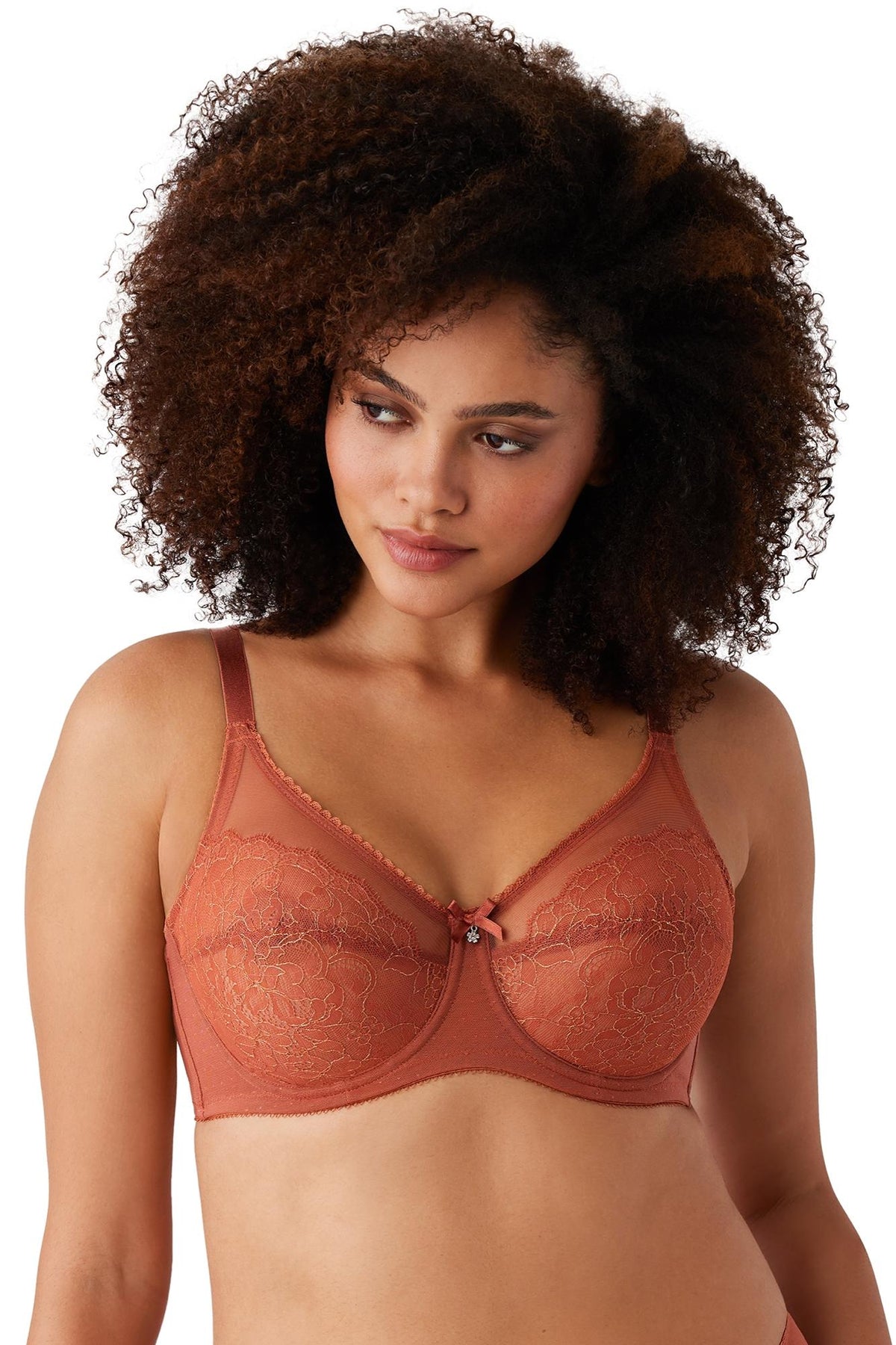 Wacoal Retro Chic Full Figure Underwire Bra - Chutney - source image 65950