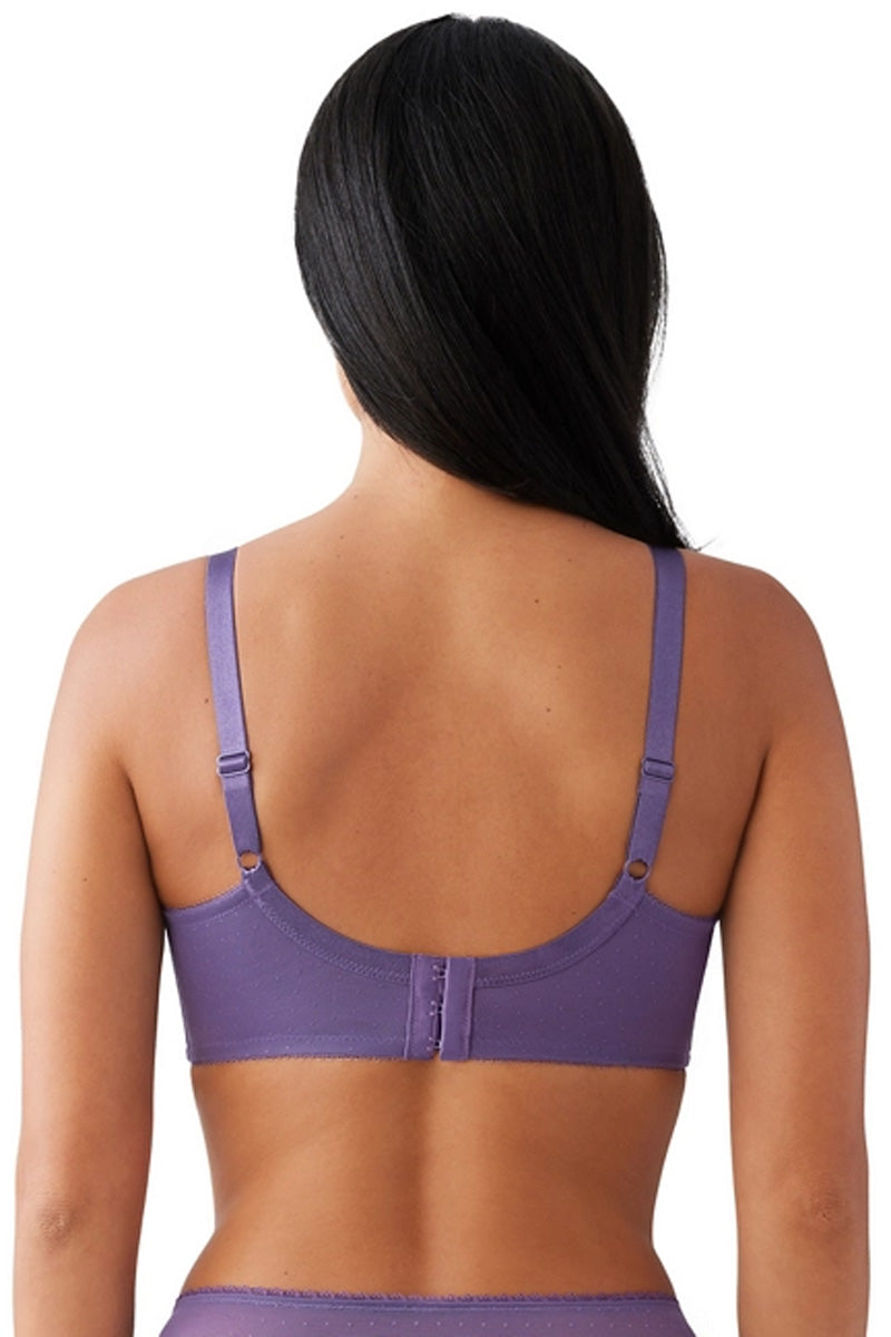 Wacoal Retro Chic Full Figure Underwire Bra - Grape Compote - source image 71410