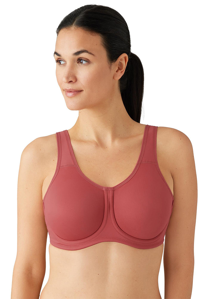 Wacoal Simone Sport Underwire Bra - Garnet Rose - source image 62603