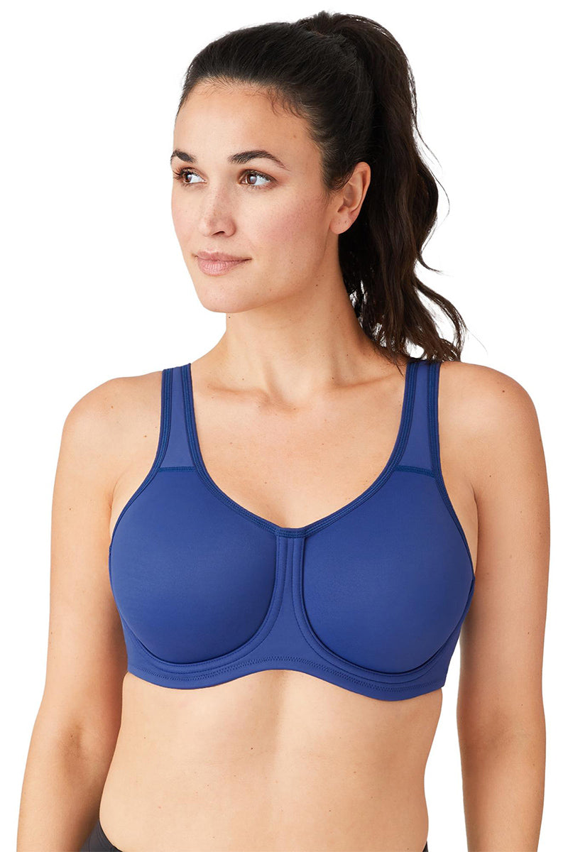 Wacoal Simone Sport Underwire Bra - Twilight Blue - source image 62609
