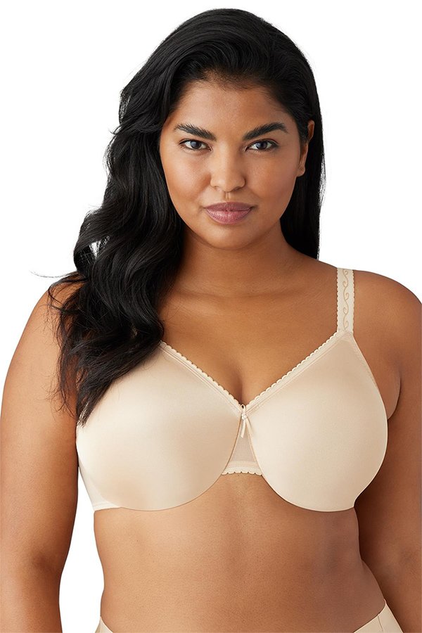 Wacoal Simple Shaping Minimizer Bra - Sand - source image 62843