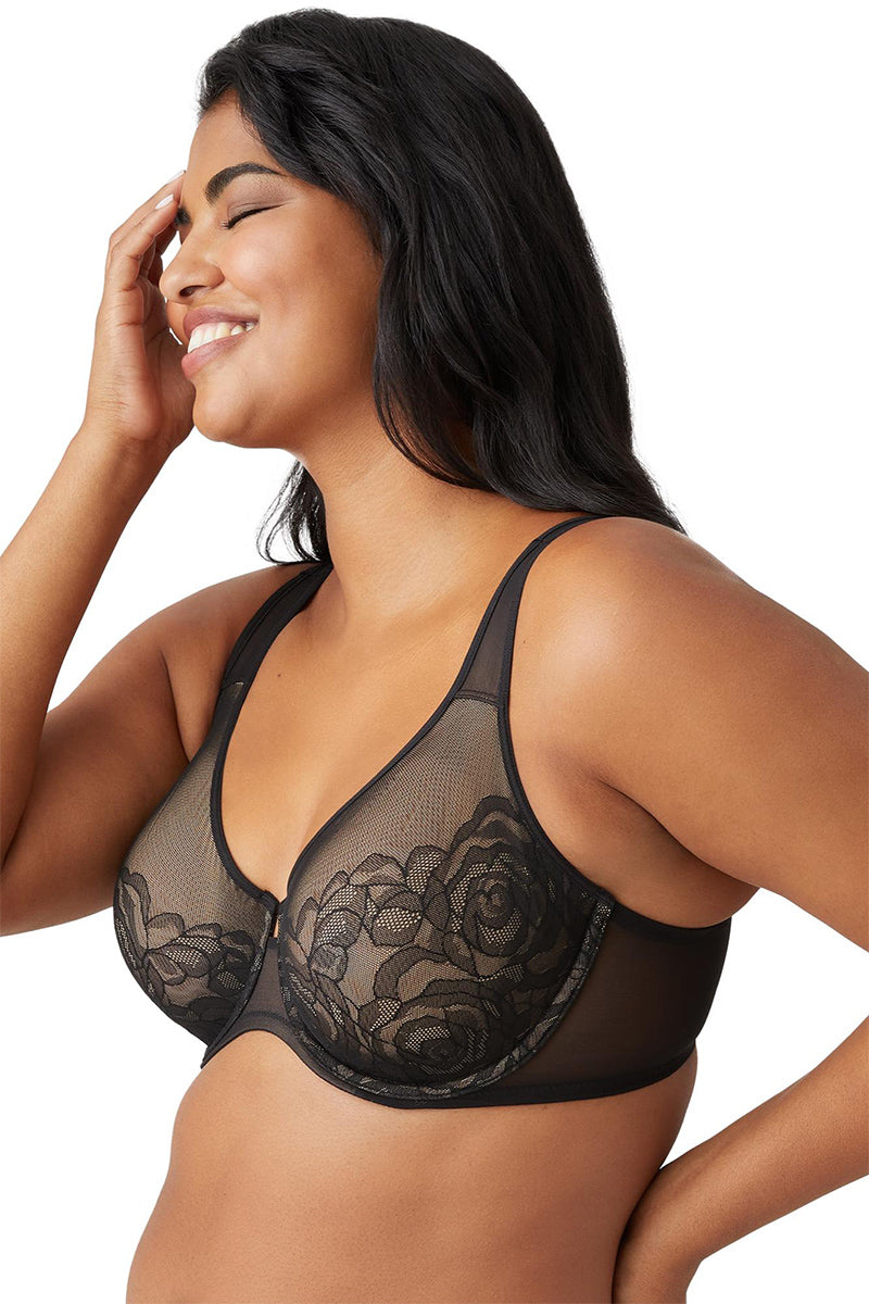 Wacoal Stark Beauty Underwire Bra - Black - source image 62647