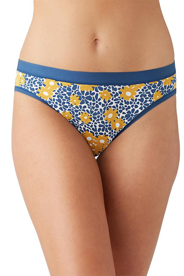 Wacoal Understated Cotton Bikini - Deco Floral - source image 62935