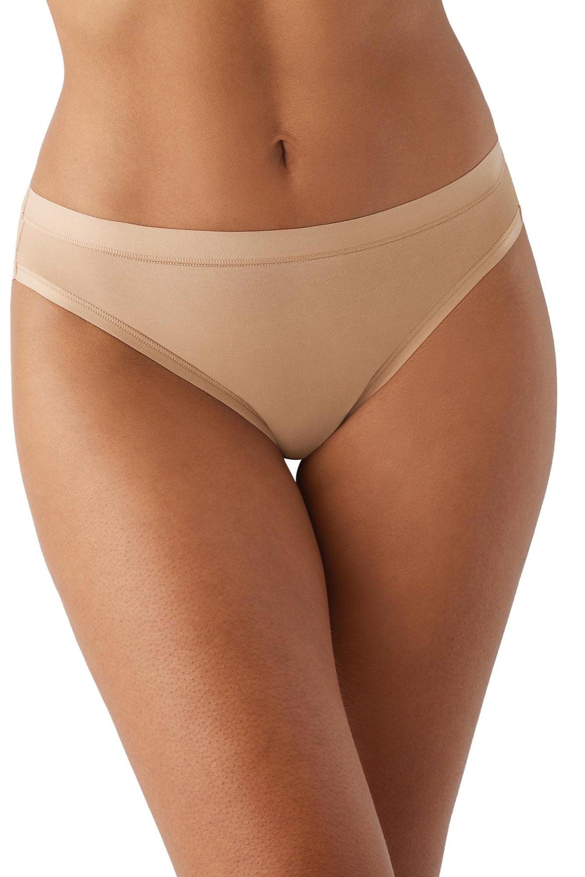 Wacoal Understated Cotton Bikini - Praline - source image 66001