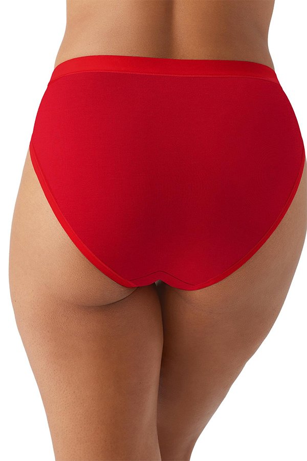 Wacoal Understated Cotton Hi-Cut - Barbados Cherry - source image 63211