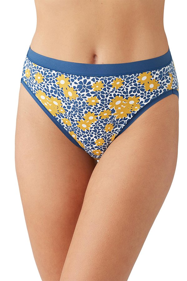 Wacoal Understated Cotton Hi-Cut - Deco Floral - source image 63218