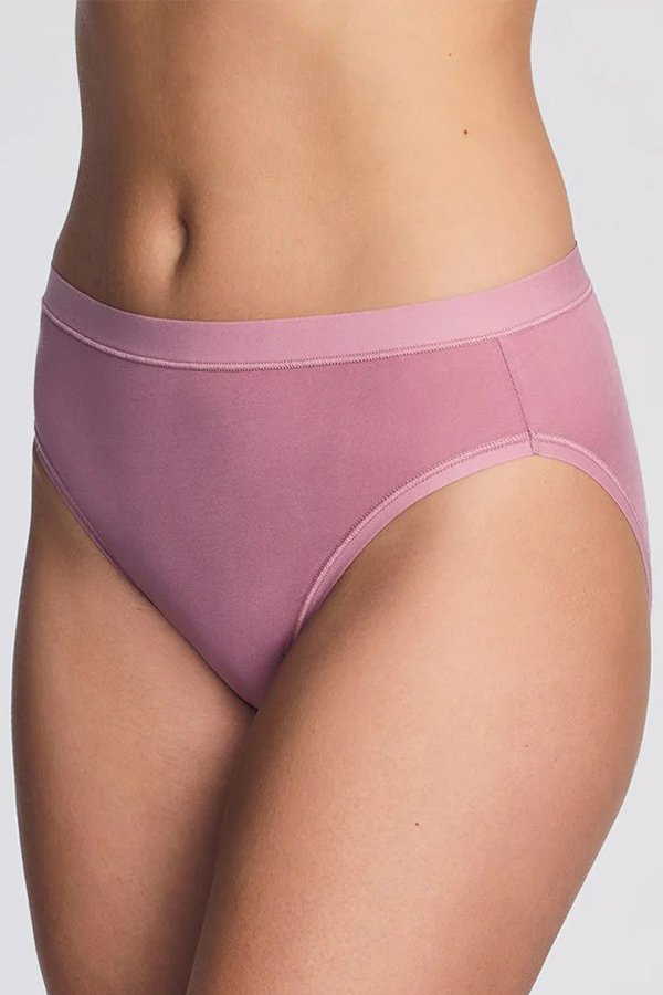Wacoal Understated Cotton Hi-Cut - Lilas - source image 75886
