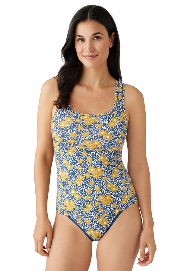 Wacoal Understated Cotton Tank - Deco Floral - source image 62073