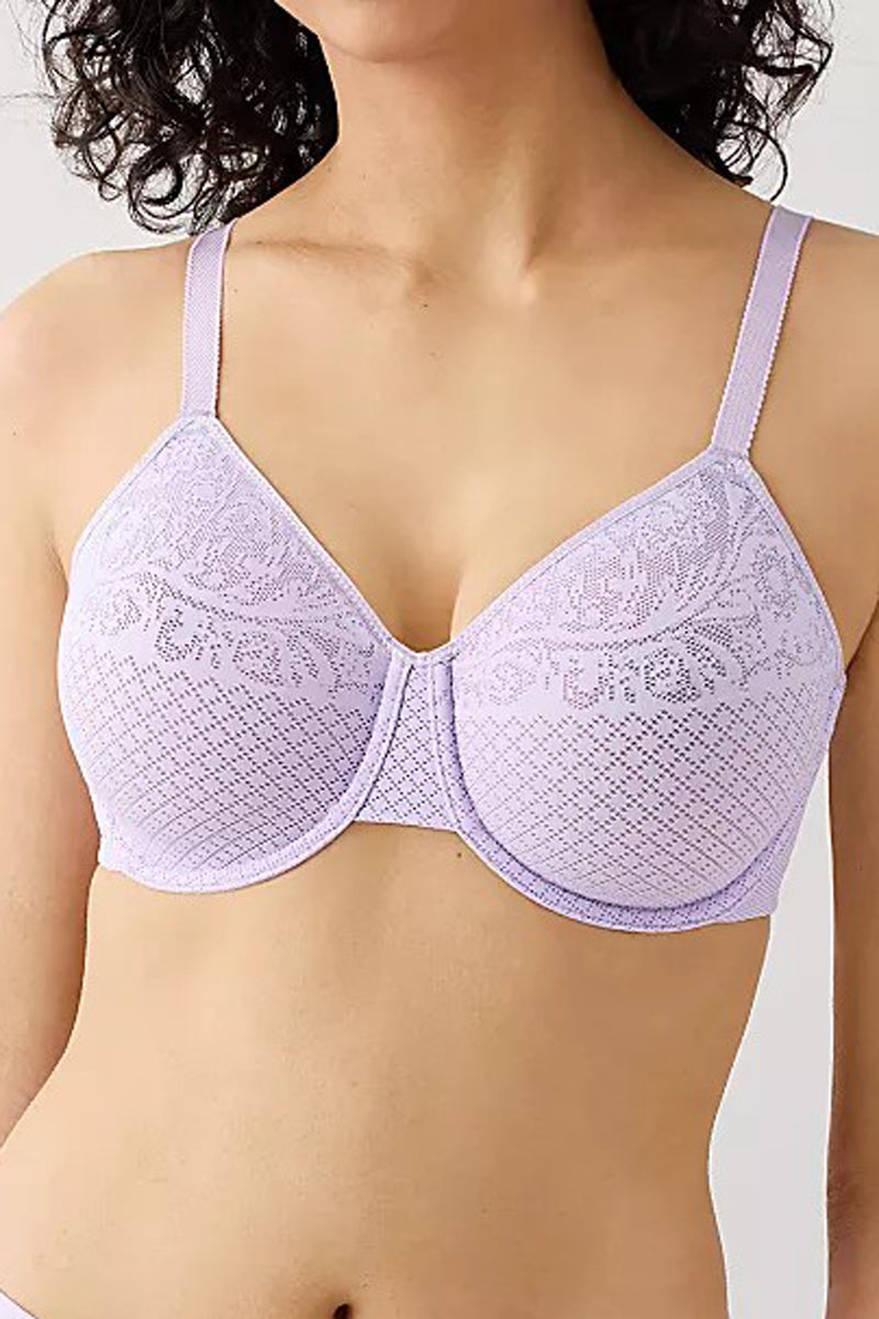 Wacoal Visual Effects Minimizer Bra - Pastel Lilac - source image 71816